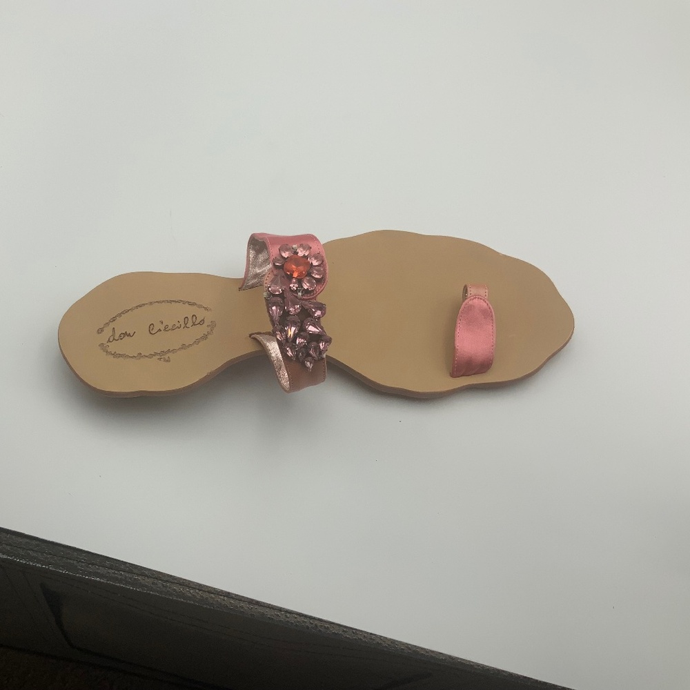 NEW DON CIEEILLO ARTISAN HANDMADE JEWEL WRAP LEATHER THONG